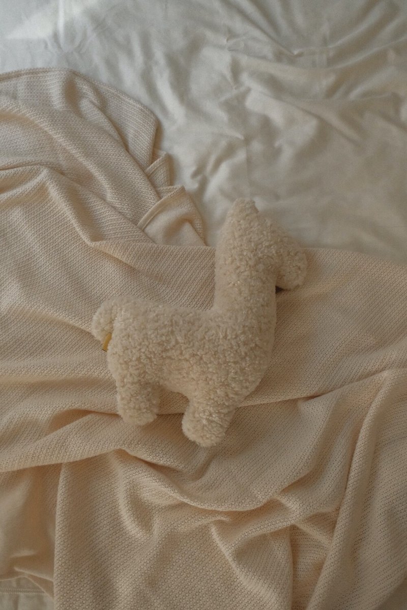 环保绒毛迷你羊驼抱枕 - 枕头/抱枕 - 聚酯纤维 