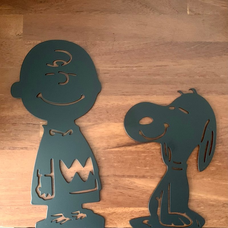 限量 snoopy 史努比 查理布朗 书挡 书架 书籍 收纳 - 书架/书挡 - 贵金属 黑色