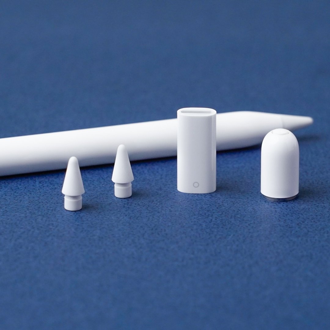 Apple Pencil 1代 磁吸笔盖/充电转接头/替换笔尖 替换组 - 数码小物 - 其他材质 白色