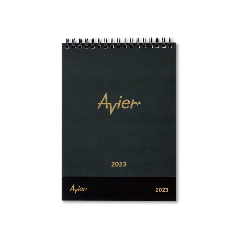 【Avier】exquisite 2023 Calendar 年度桌历 - 年历/台历 - 纸 黑色