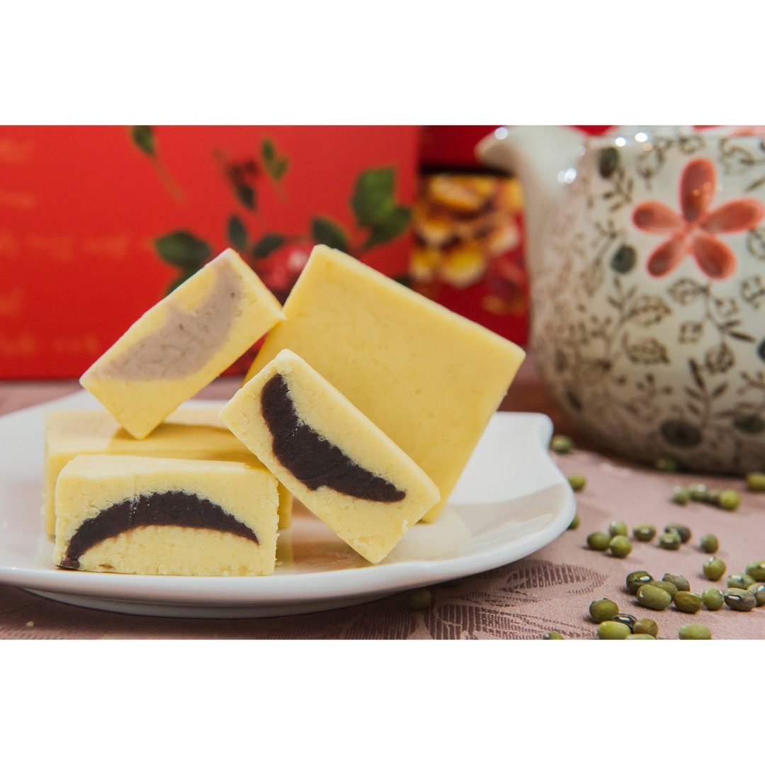 冰心鸳鸯绿豆皇 (芋泥×5/豆沙×5) - 蛋糕/甜点 - 新鲜食材 橘色