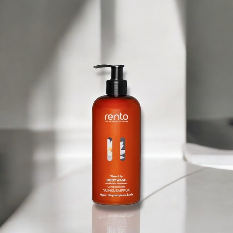 rento 沐浴露400ml/睡莲 - 沐浴用品 - 浓缩/萃取物 