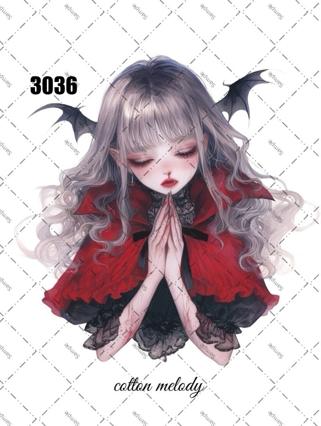original sticker o.3036 人物贴纸 原创贴纸 cotton melody - 贴纸 - 纸 