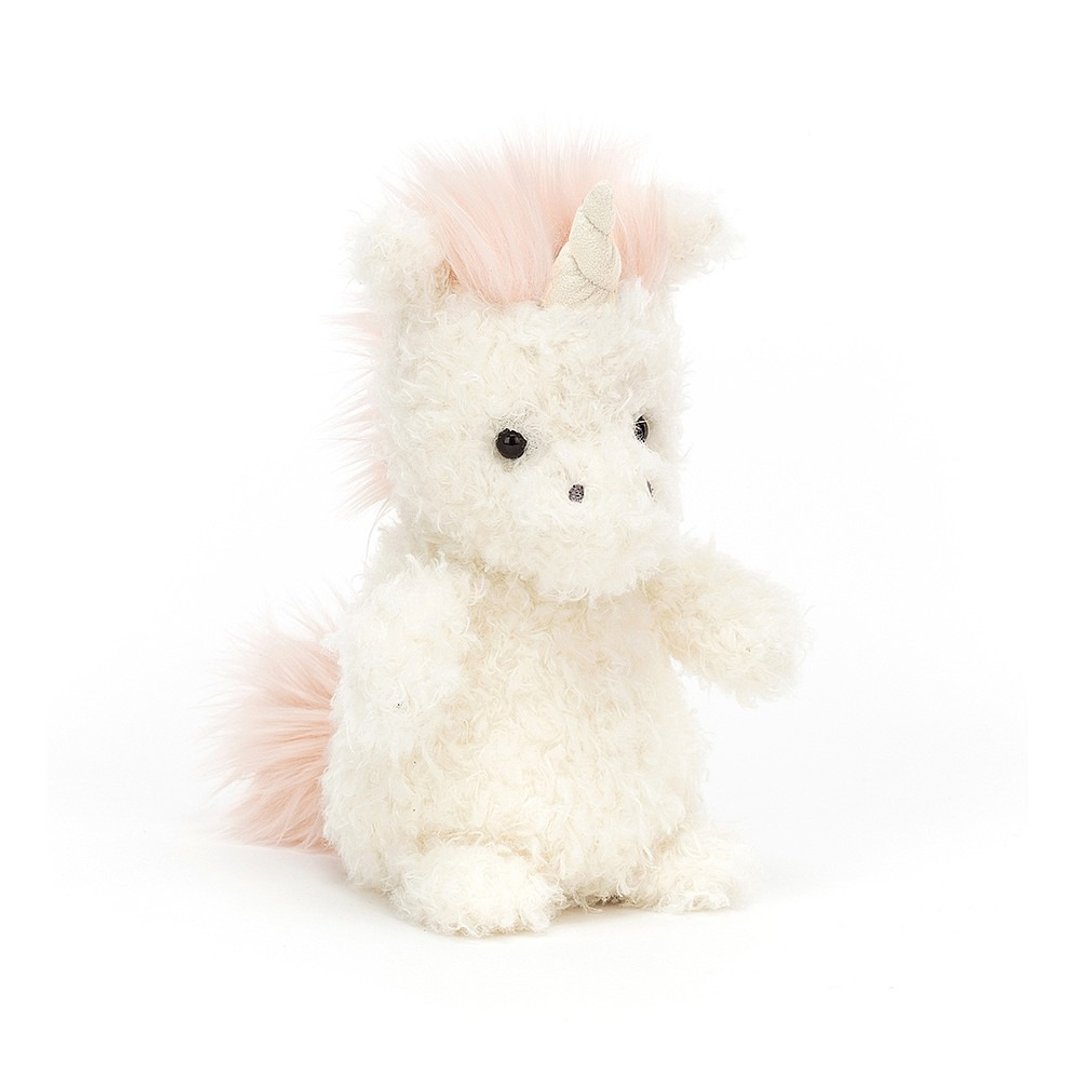 Little Unicorn 18cm 毛茸茸独角兽 - 玩偶/公仔 - 聚酯纤维 白色