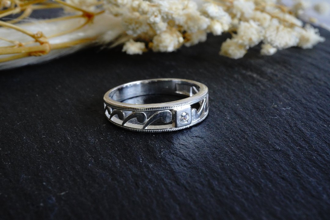 design ring 169 - 戒指 - 其他金属 银色