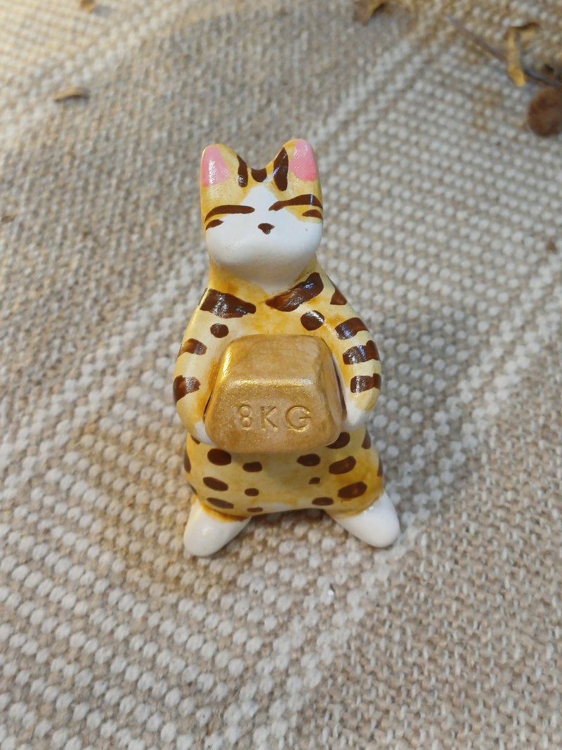 猫肥运来-8公斤金砖-九份、金瓜石限定 - 摆饰 - 陶 白色
