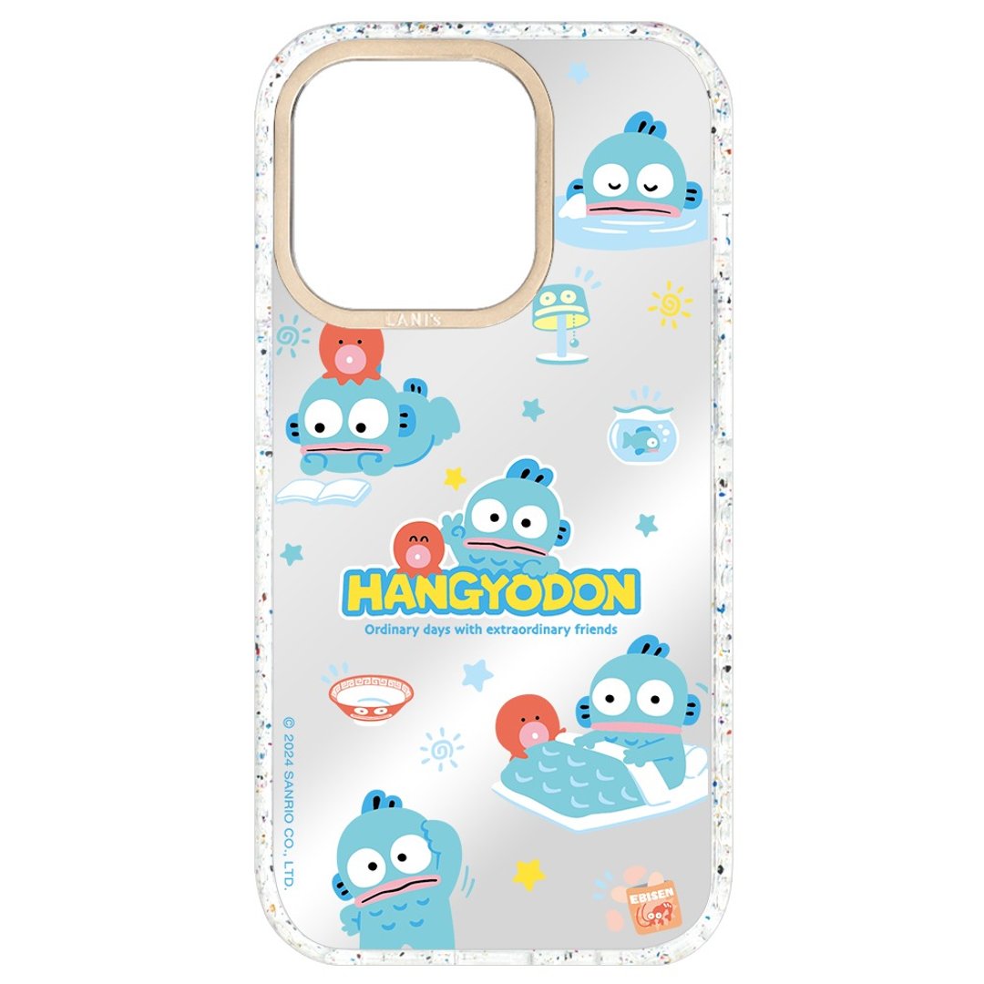 人鱼汉顿 镜面汉顿的一天 透彩框 iPhone 16 15 14 13 Pro Max - 手机壳/手机套 - 环保材料 银色