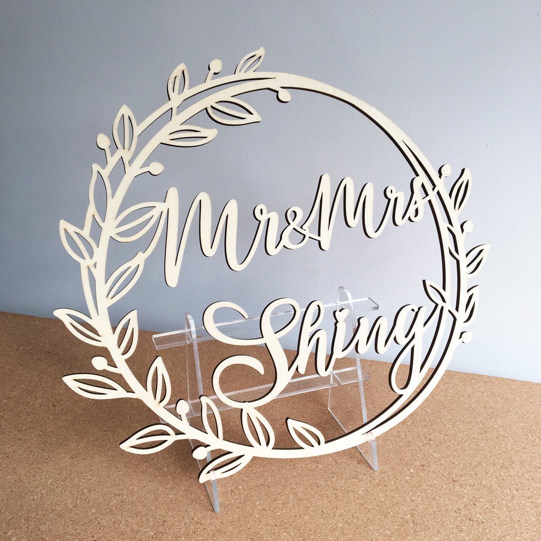 Wedding Welcome Sign 木制婚礼摆设 - 摆饰 - 木头 