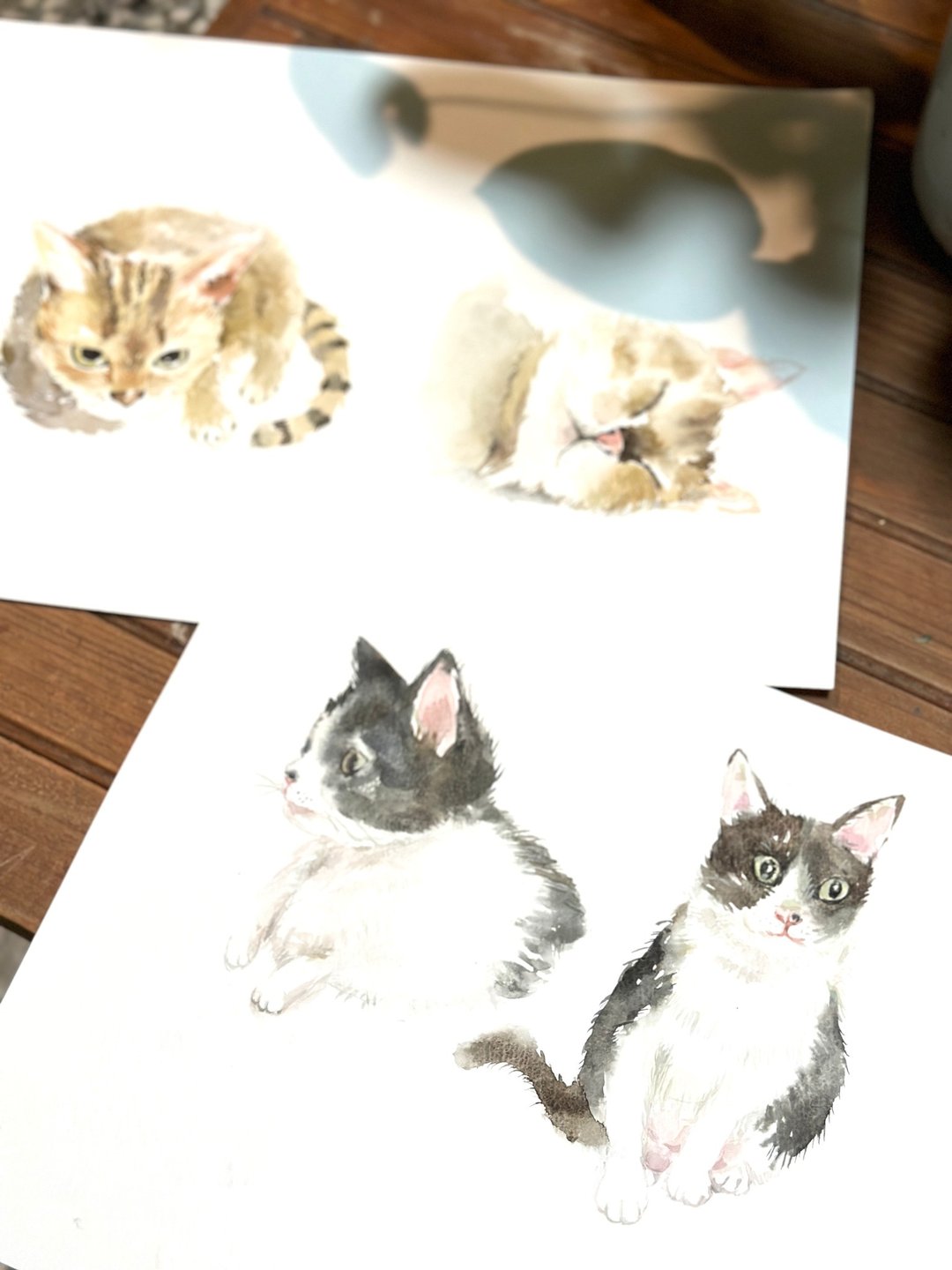 【一人成团】Hazel疗愈猫咪水彩课 - #初心者 Hazel - 插画/绘画/写字 - 纸 