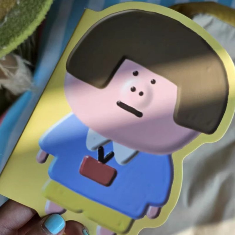 【coloryeah】可爱手账文具/a6笔记本/异形打工人猪猪本 - 笔记本/手帐 - 纸 多色