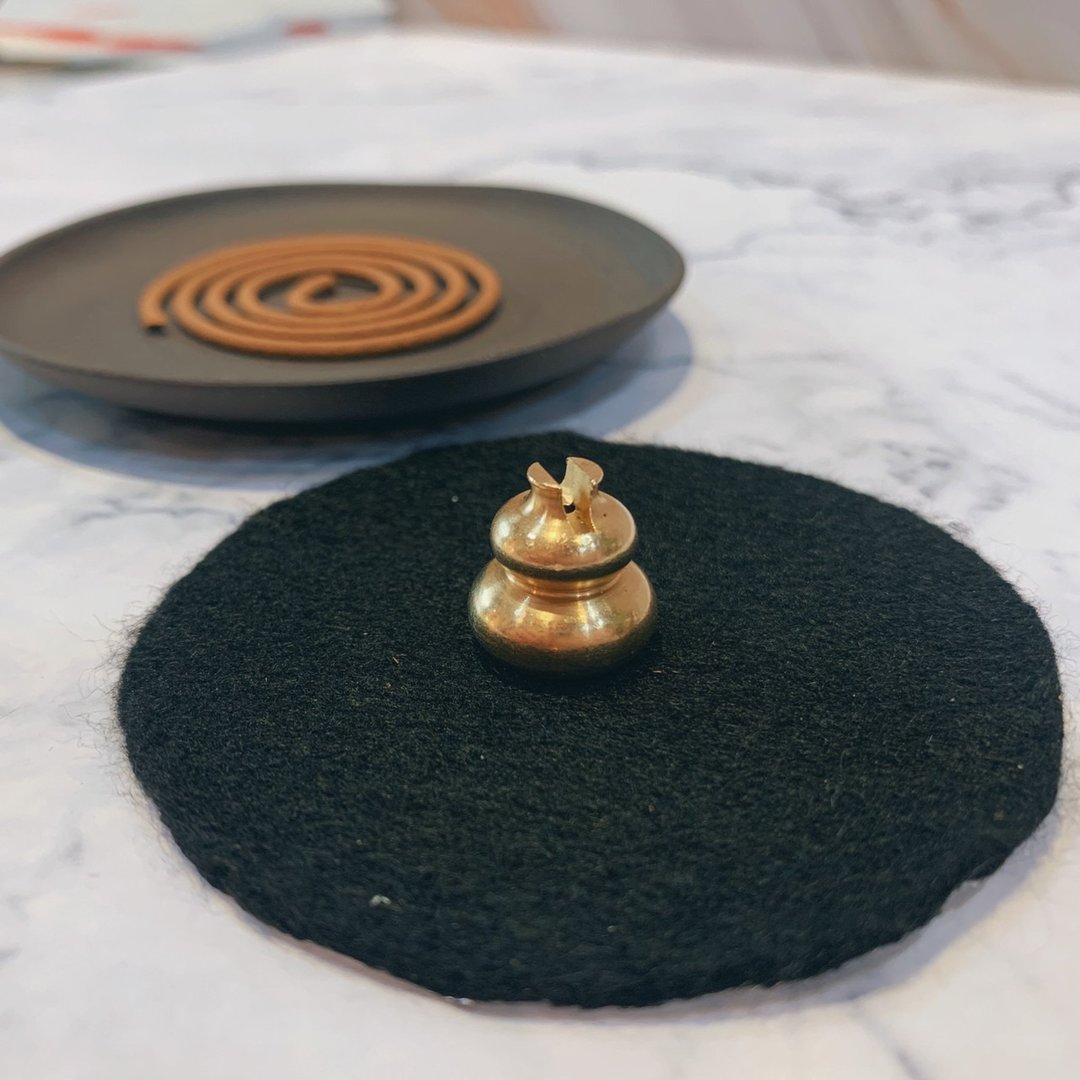 酽韵逸品【品香组(防火棉、宜兴紫砂盘、葫芦香插、不含香品)】 - 香薰/精油/线香 - 防水材质 咖啡色