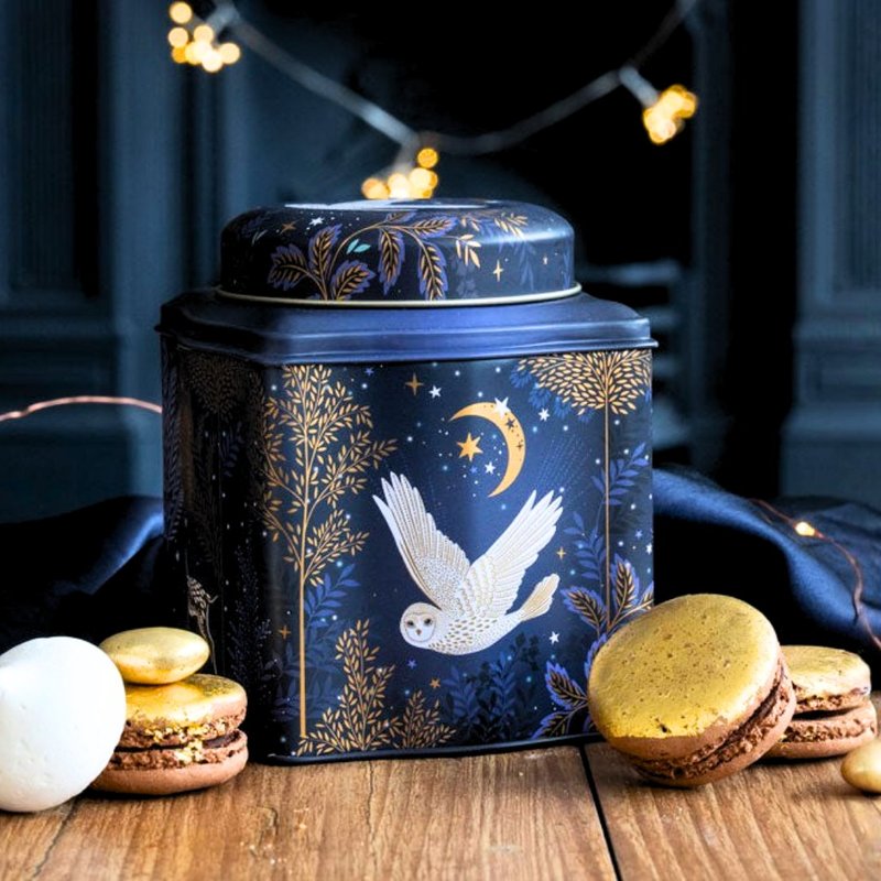 圣诞魔幻仙境月映猫头鹰茶罐 【英国茶】 - 茶 - 其他材质 蓝色