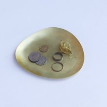 Stone S 不一致 黄铜小盘 置物盘 饰品盘