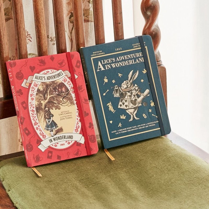 爱丽丝绑带万年历手帐V28(无时效周志)-柴郡猫,73D70609 - 笔记本/手帐 - 纸 红色