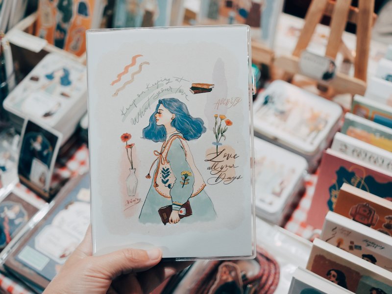 2026可用 每一天都是全新 万年历 行事历 钢笔可用 赠送资料夹 - 笔记本/手帐 - 纸 多色