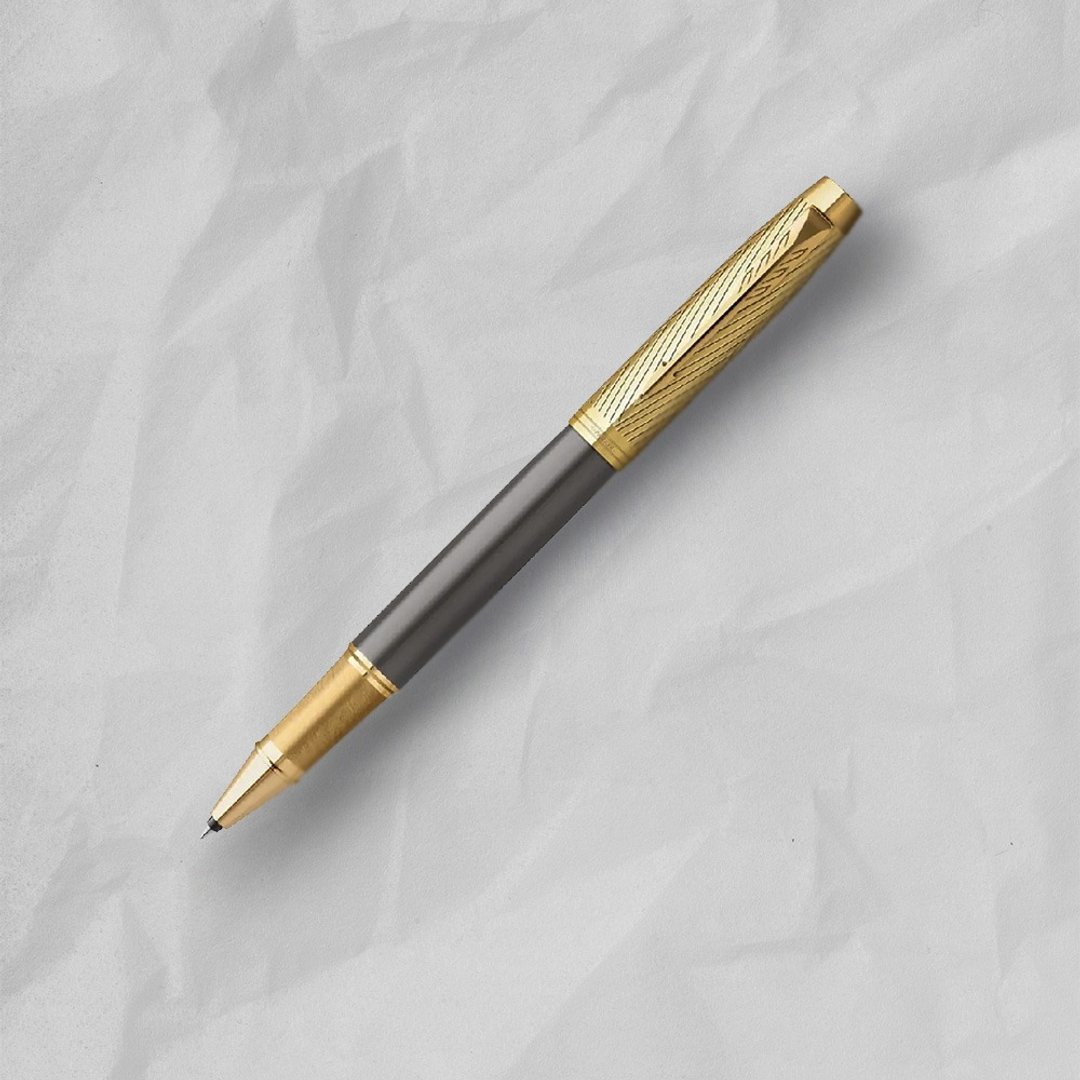 PARKER IM 先锋系列 箭纹金盖 钢珠笔  免费刻字 (原厂正货) - 钢珠笔 - 其他金属 金色