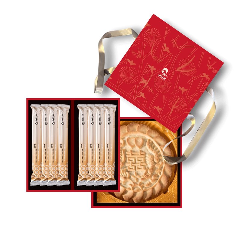 双层喜饼礼盒 - 手工饼干 - 纸 多色