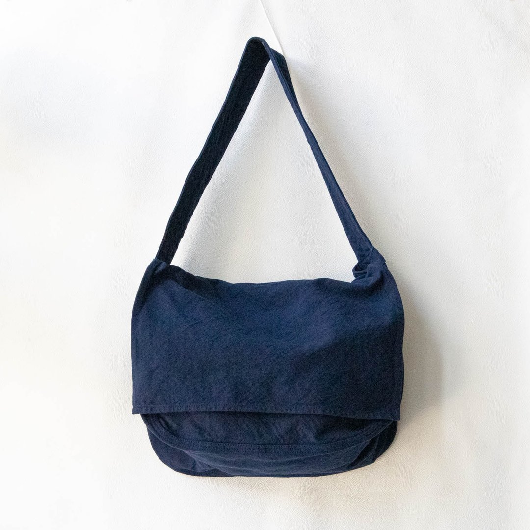 Newspaper Bag L [Dark Blue] (VC-5L) - 侧背包/斜挎包 - 棉 