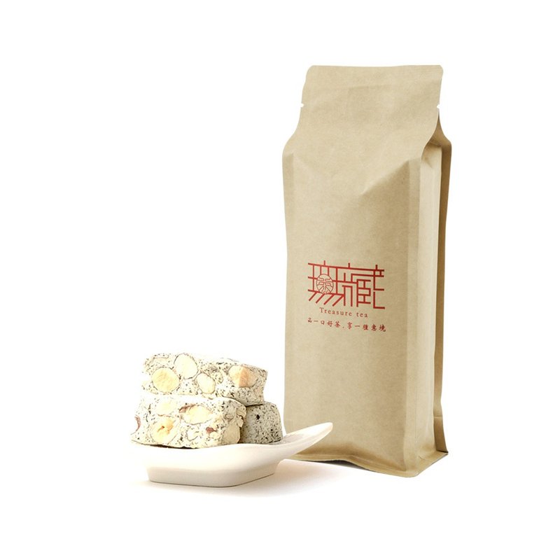 【茶食光光】阿里山红茶/乌龙茶/绿茶牛轧糖_300g/袋 - 零食/点心 - 新鲜食材 金色