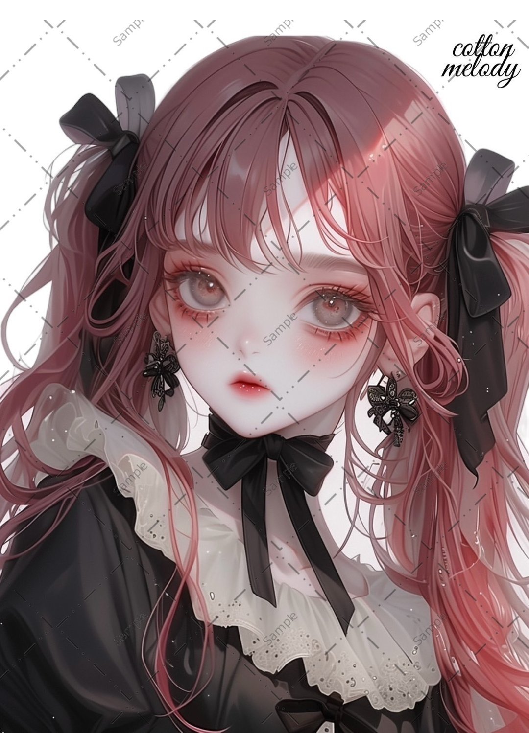 原创贴纸 no.653 人物贴纸 原创贴纸 女孩贴纸 独创人物贴纸 - 贴纸 - 纸 
