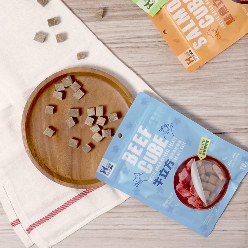 【猫零食】Hyperr超跃 牛肉 冻干立方 纯肉 松脆口感 - 零食/点心 - 新鲜食材 