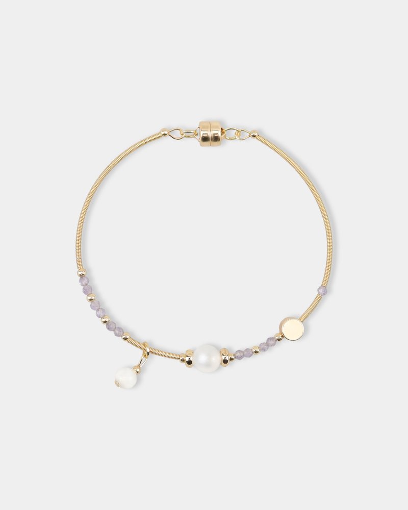 MOON LOVER 月亮石手环 - 手链/手环 - 水晶 白色