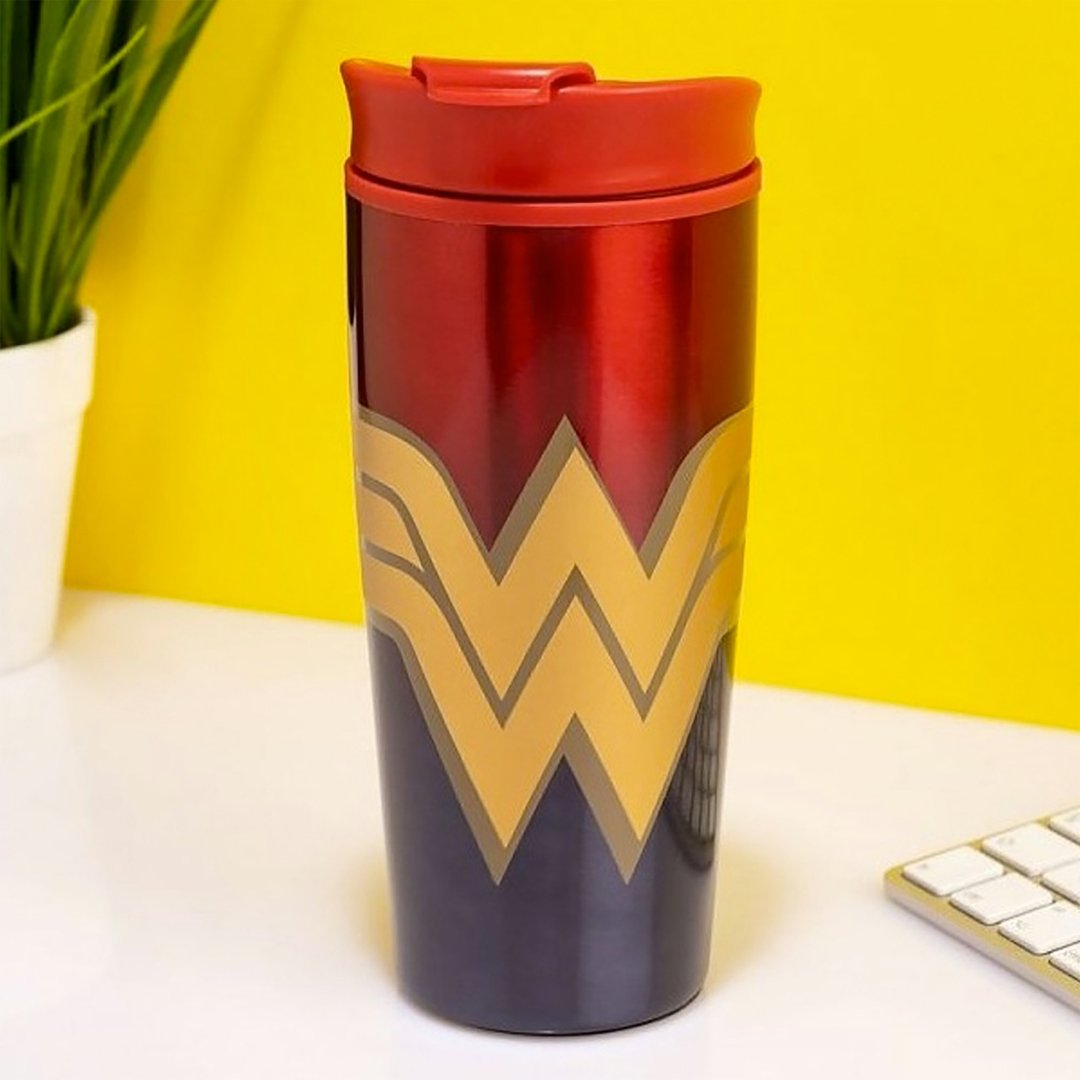 官方授权的 DC 漫画神奇女侠旅行环保随行杯 450ml - 其他杯子 - 不锈钢 多色