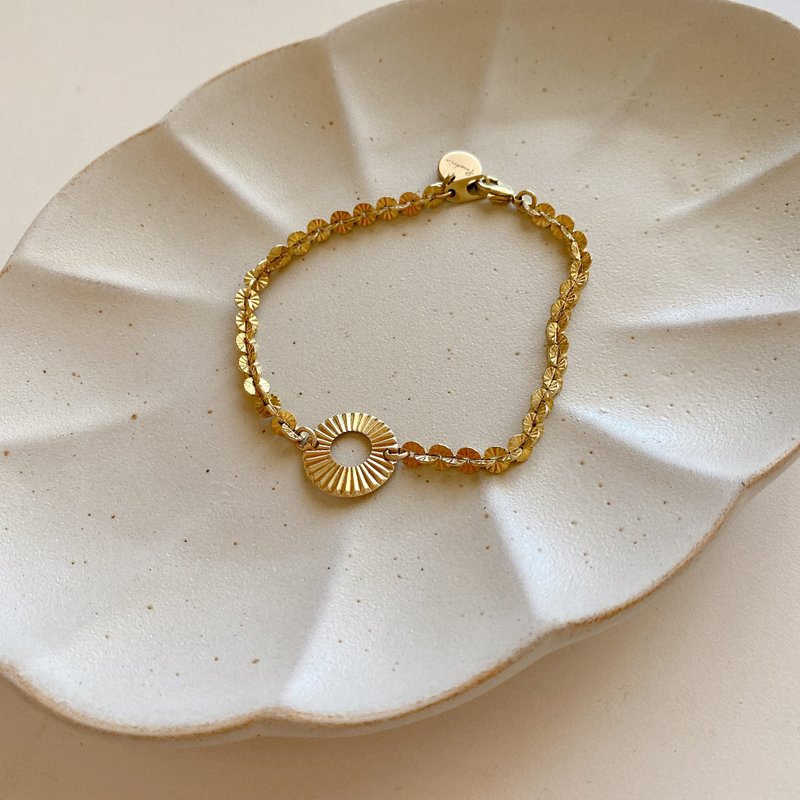 光 - 黄铜手链 - 手链/手环 - 铜/黄铜 金色