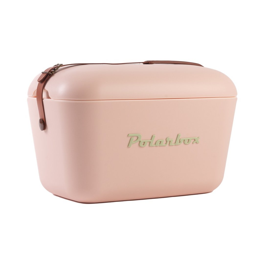 西班牙 Polarbox 12L复古经典露营野餐保冰盒-佛朗明哥玫瑰粉 - 露营用品 - 塑料 粉红色
