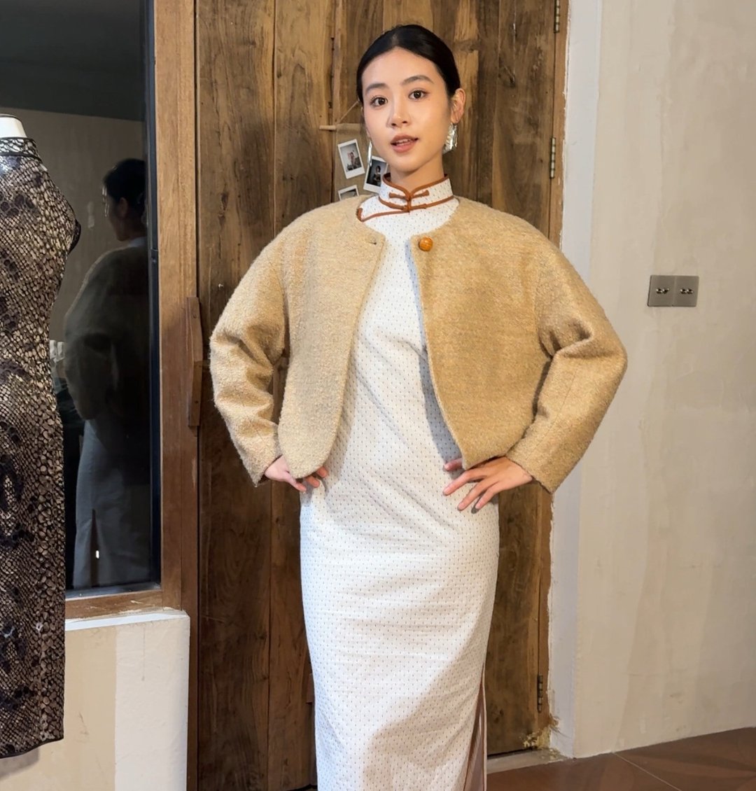 【羊毛外套】新中式复古中国风 羊毛短款外套 - 女装休闲/机能外套 - 羊毛 多色