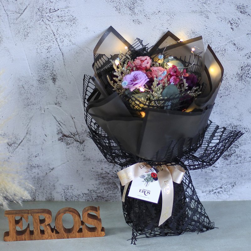 定制毕业花束 干燥花束 永生玫瑰花花束 为你闪亮 告白求婚花束 - 干燥花/捧花 - 植物．花 多色