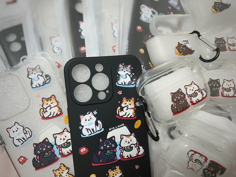 富士山 招财猫 手机壳 or airpod壳 - 手机配件 - 塑料 