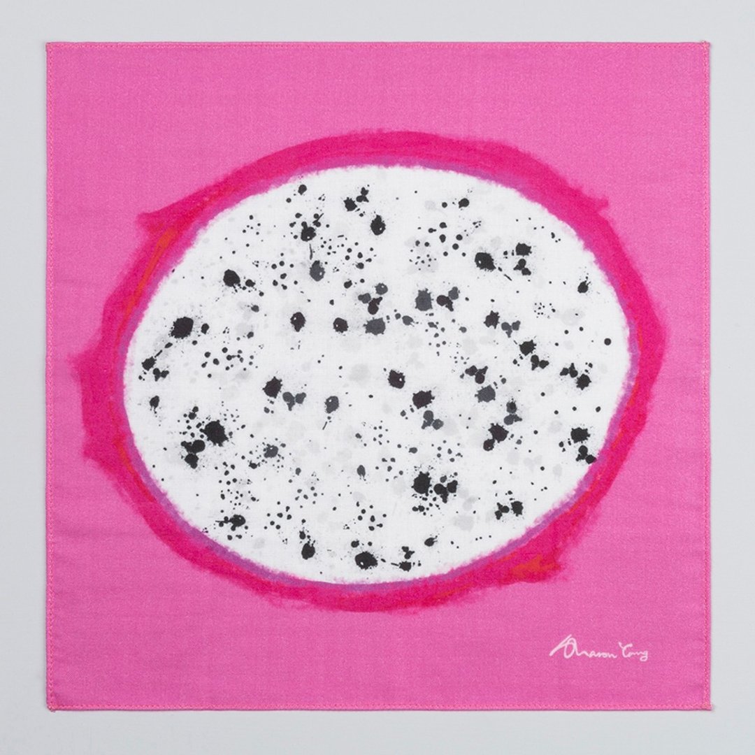 火龙果好 Dragon Fruit – 手巾 - 手帕/方巾 - 棉 