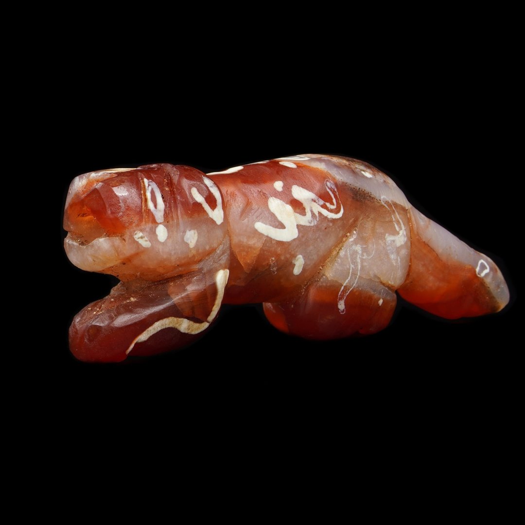 缅甸玛瑙虎古珠 - 其他 - 其他材质 