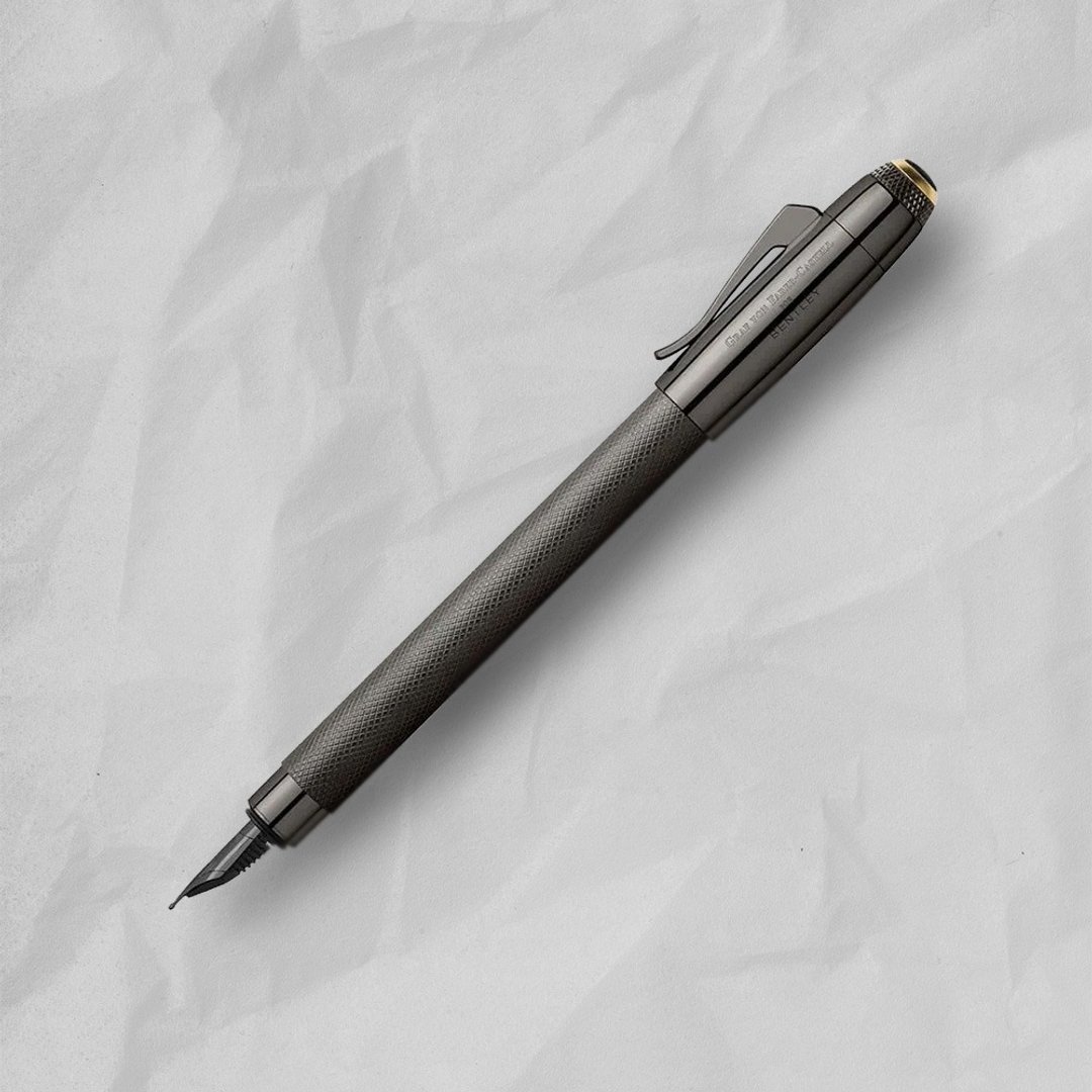 【Graf von Faber-Castell】宾利联名系列百年纪念钢笔 EF尖 - 钢笔 - 其他金属 黑色