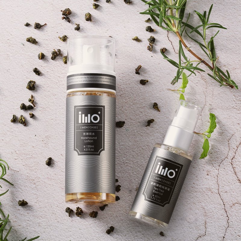 【优惠组】清爽控油组-苦薄荷水、茶树精华液 / 洗脸后必备双效 - 化妆水/喷雾 - 植物．花 银色