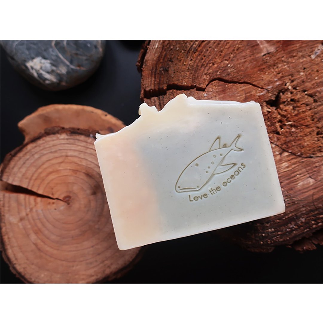 【皂章A48】爱海洋 鲸鲨皂章 Love the ocean 压克力 Soap Stamp - 蜡烛/香氛/手工皂 - 压克力 