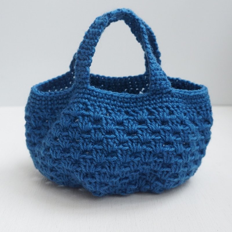 奶奶圆织小物袋 No.CSB63 - 手提包/手提袋 - 其他材质 蓝色