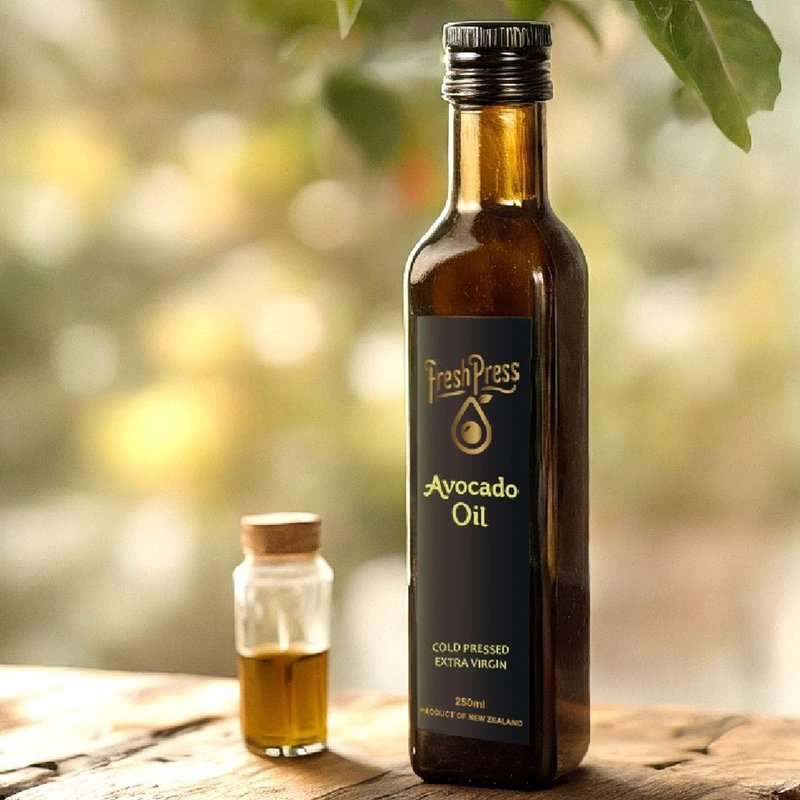 【寿满趣-FreshPress】新西兰顶级冷压初榨酪梨油(250ml) - 酱料/调味料 - 其他材质 
