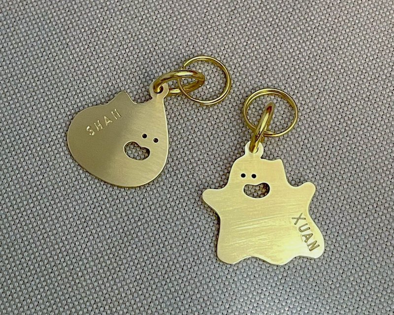 加购商品 - 定制敲字 - 吊饰 - 铜/黄铜 金色