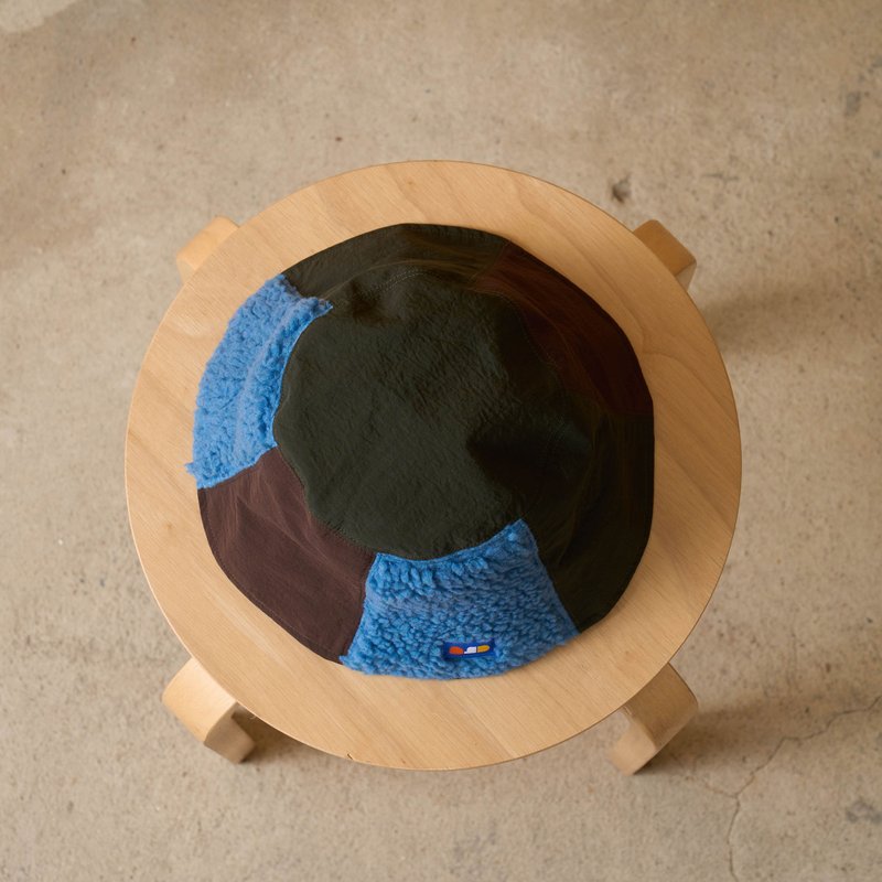 蓬松桶/蓝色 - 帽子 - 棉．麻 蓝色