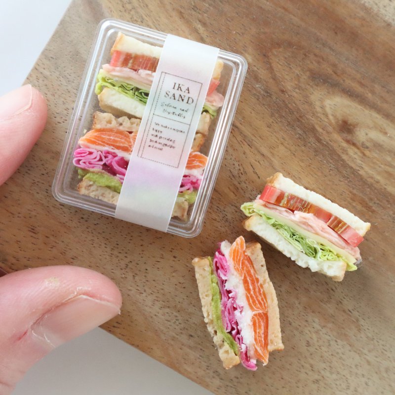 迷你三明治套装 - 玩偶/公仔 - 粘土 