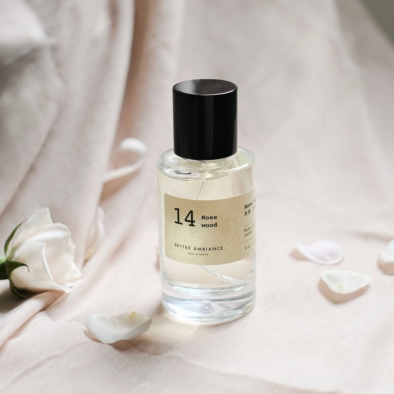 NO.14 木玫瑰 Rosewood 50ml 圆瓶包装 - 香薰/精油/线香 - 其他材质 透明