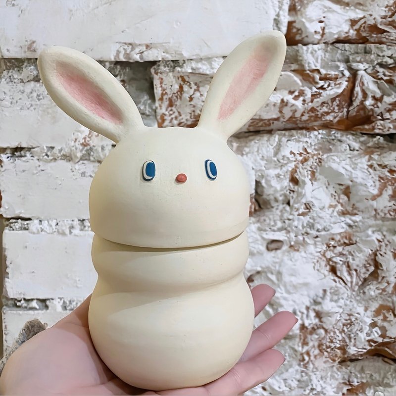 【手捏陶+手作蜡烛】冬季香氛与干燥花蜡烛罐  含烧窑费 - 陶艺 - 陶 