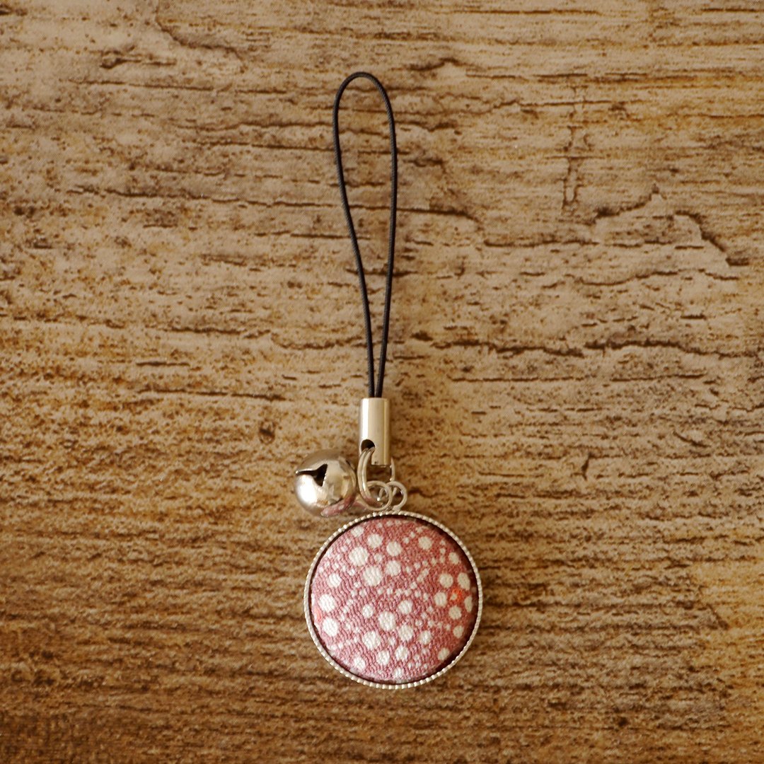 Amulet of Passing Kimono Strap Umebun - 挂绳/吊绳 - 丝．绢 粉红色