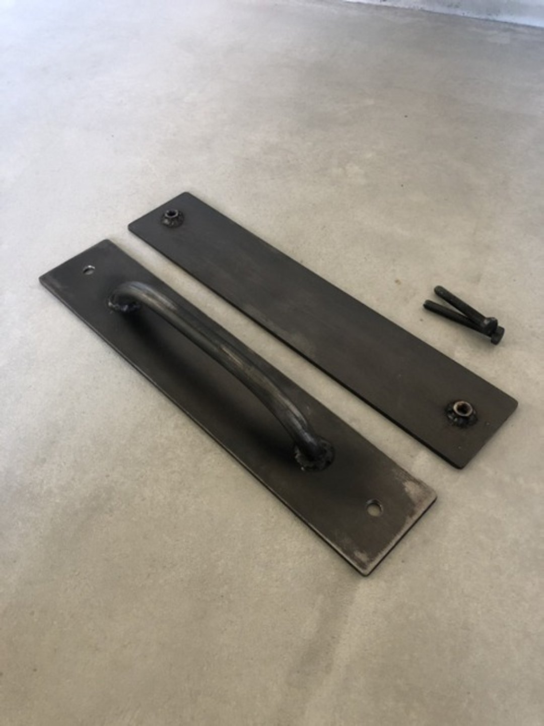 Limited Quantity IDH-PP-1 Door Knob L:40cm Push Pull/1 Set Handle Handle Iron Industrial - 摆饰 - 木头 