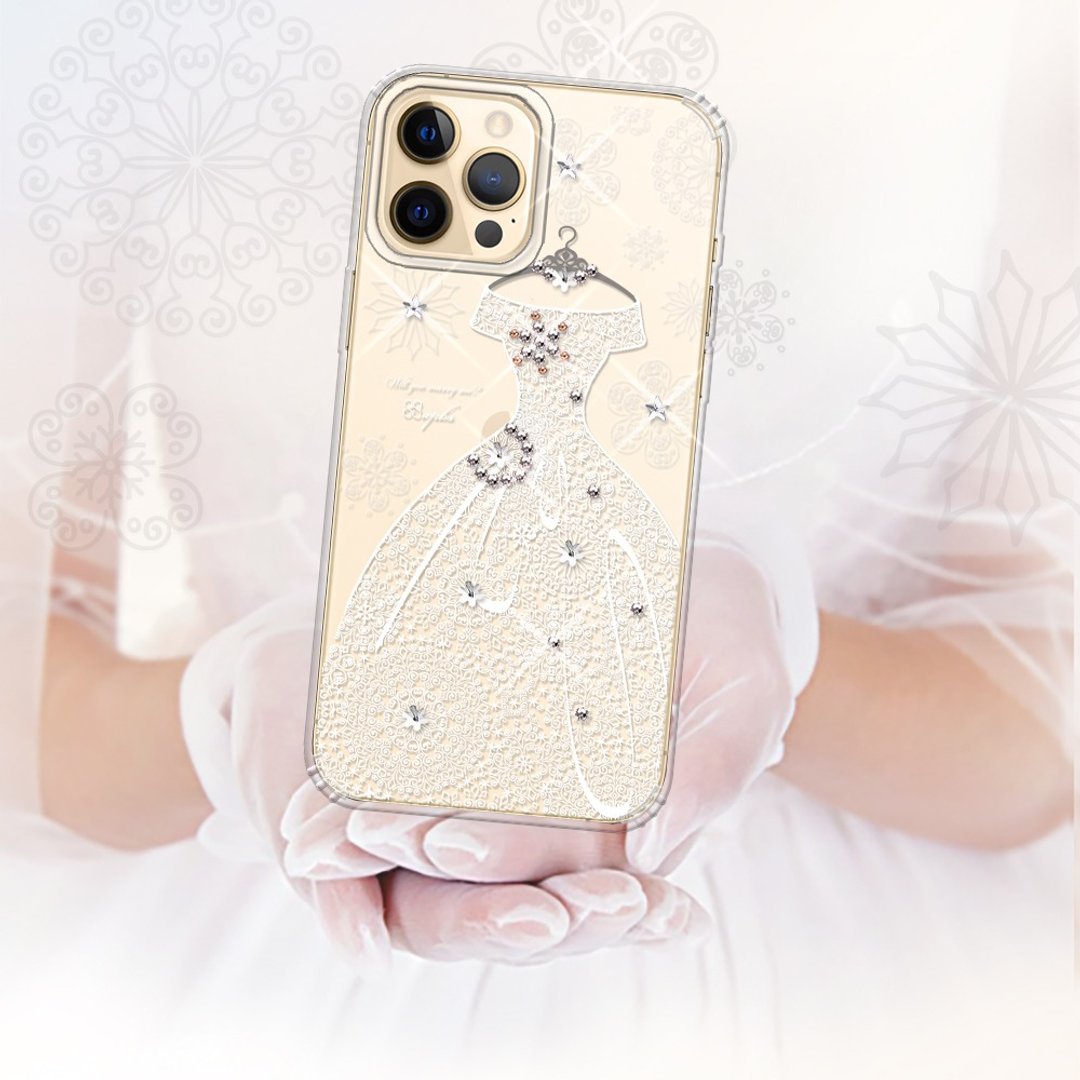 iPhone 12全系列 水晶彩钻防震双料手机壳-礼服(奢华版) - 手机壳/手机套 - 其他材质 多色