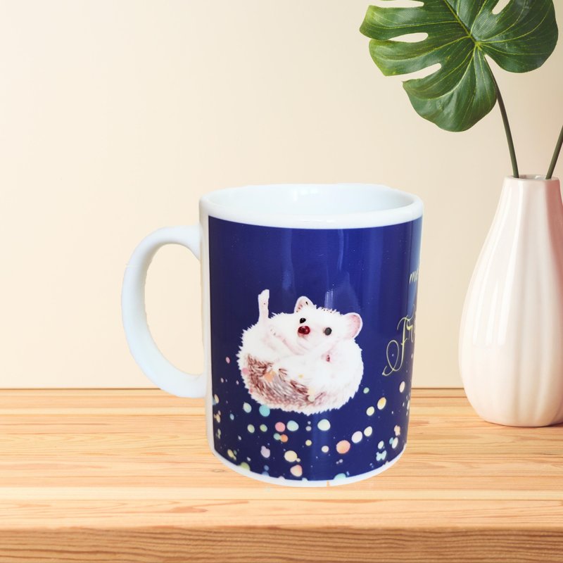 刺猬马克杯/咖啡杯 情人礼物 可定制 | 宠物 纪念 - 咖啡杯/马克杯 - 其他材质 