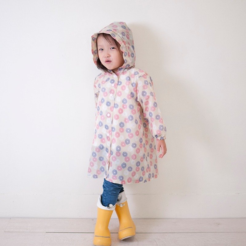 绚丽烟火卡其色儿童风雨衣 - 雨伞/雨衣 - 防水材质 卡其色
