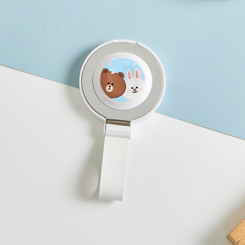 LINE FRIENDS经典-樱花笑颜15W二合一磁吸支架无线充电器(手机+Wa - 手机配件 - 塑料 多色